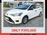 Selling Pearl White Toyota Vios 2016 in Mandaue