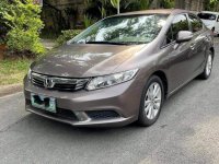 Silver Honda Civic 2013 for sale in Quezon