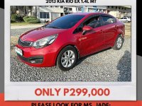 Red Kia Rio 2013 for sale in Mandaue