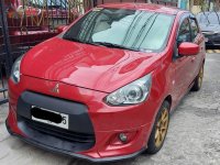 Red Mitsubishi Mirage 2014 for sale in Quezon