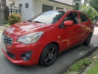 Red Mitsubishi Mirage G4 2015 for sale in Quezon