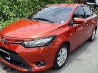 Orange Toyota Vios 2016 for sale in Las Piñas