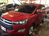 Red Toyota Innova 2018 for sale in Imus