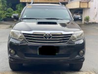 Black Toyota Fortuner 2013 for sale in Quezon