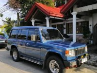 Blue Mitsubishi Pajero 1989 for sale in Quezon
