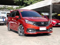 Red Honda Mobilio 2018 for sale in Automatic