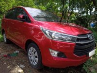 Red Toyota Innova 2020 for sale in Manual