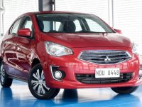 Selling Red Mitsubishi Mirage 2016 in Quezon City