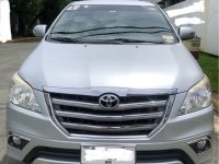 Silver Toyota Innova 2015 for sale in Muntinlupa