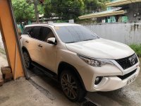 Selling Pearl White Toyota Fortuner 2016 in Bulakan