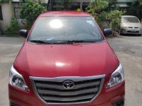 Red Toyota Innova 2014 for sale in Manila