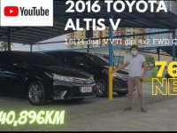 Black Toyota Corolla Altis 2016 for sale in Pasay