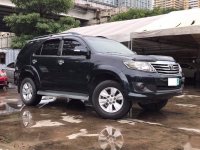 Black Toyota Fortuner 2012 for sale in Makati