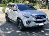 White Silver Toyota Fortuner 2018 for sale in Quezon City