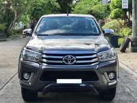 Grey Toyota Hilux 2017 for sale in Muntinlupa