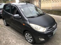 Black Hyundai I10 2011 for sale in Marikina