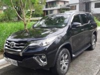 Black Toyota Fortuner 2017 for sale in Taguig