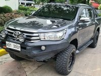 Grey Toyota Hilux 2016 for sale in Automatic