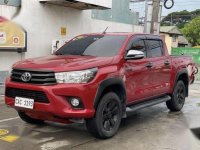 Red Toyota Hilux 2017 for sale in Automatic