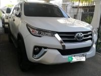 Sell Pearl White 2018 Toyota Fortuner in Binmaley