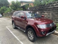 Red Mitsubishi Montero 2014 for sale in Quezon