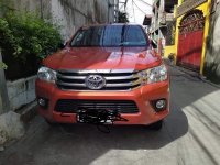 Selling Orange Toyota Hilux 2017 in Caloocan