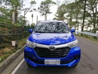 Blue Toyota Avanza 2016 for sale in Manila