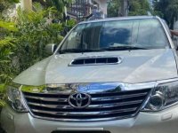 Brightsilver Toyota Fortuner 2013 for sale in Quezon