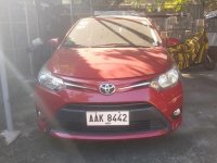 Red Toyota Vios 2014 for sale in Manual