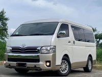 Pearl White Toyota Hiace Super Grandia 2018 for sale in Automatic