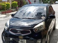 Black Kia Picanto 2014 for sale in Cavite