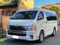 Pearl White Toyota Hiace Super Grandia 2019 for sale in Automatic