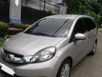 Silver Honda Mobilio 2016 SUV at Automatic for sale in Quezon City