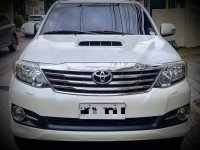 Pearl White Toyota Fortuner 2016 for sale in Malabon 