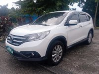 Pearl White Honda CR-V 2013 for sale in Caloocan