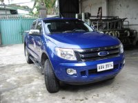 Blue Ford Ranger 2014 for sale in Manual