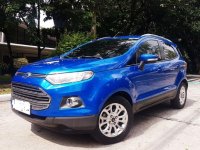 Blue Ford Ecosport 2015 for sale in Las Pinas
