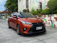 Orange Toyota Yaris 2016 for sale in Automatic