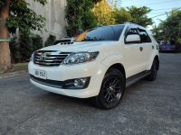 Selling Pearl White Toyota Fortuner 2015 in Quezon City