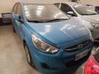 Blue Hyundai Accent 2018 for sale in Quezon