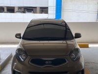 Brown Kia Picanto 2015 for sale in Automatic