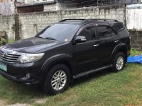 Sell Black 2012 Toyota Fortuner in Dasmariñas