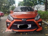 Selling Orange Toyota Wigo 2021 in Quezon City