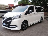 Pearl White Toyota Hiace Super Grandia 2019 for sale in Pasig 