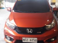 Orange Honda Brio 2020  for sale
