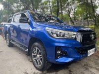 Blue Toyota Hilux 2020 for sale in Automatic