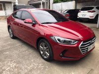 Red Hyundai Elantra 2018 for sale in Manila