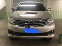 Silver Toyota Fortuner 2012 for sale in Pasig 