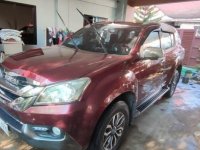 Selling Red Isuzu MU-X 2017 in Mauban