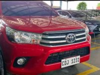 Selling Red 2016 Toyota Hilux in Pasig